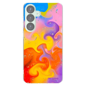Picasee διαφανής θήκη σιλικόνης Samsung Galaxy S25+ 5G - Bubbles
