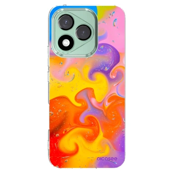 Picasee διαφανής θήκη σιλικόνης Honor 400 Lite 5G - Bubbles