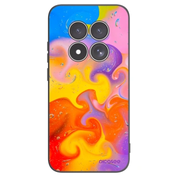 Picasee Μαύρη θήκη σιλικόνης για Xiaomi Redmi Note 15 Pro 4G - Bubbles