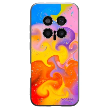 Picasee Μαύρη θήκη σιλικόνης για Honor Magic8 Pro 5G - Bubbles