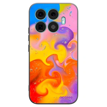Picasee Μαύρη θήκη σιλικόνης για Xiaomi 17T - Bubbles