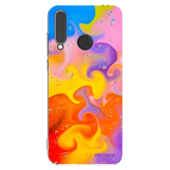 Picasee διαφανής θήκη σιλικόνης Honor 20 Lite - Bubbles