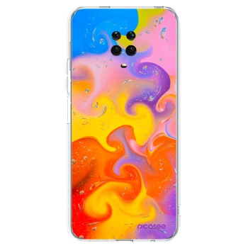 Picasee διαφανής θήκη σιλικόνης Xiaomi Redmi Note 9 Pro - Bubbles