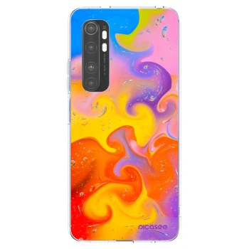 Picasee διαφανής θήκη σιλικόνης Xiaomi Mi Note 10 Lite - Bubbles