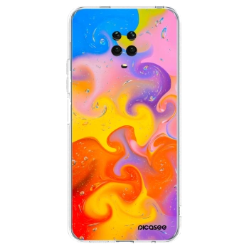 Picasee διαφανής θήκη σιλικόνης Xiaomi Redmi Note 9S - Bubbles