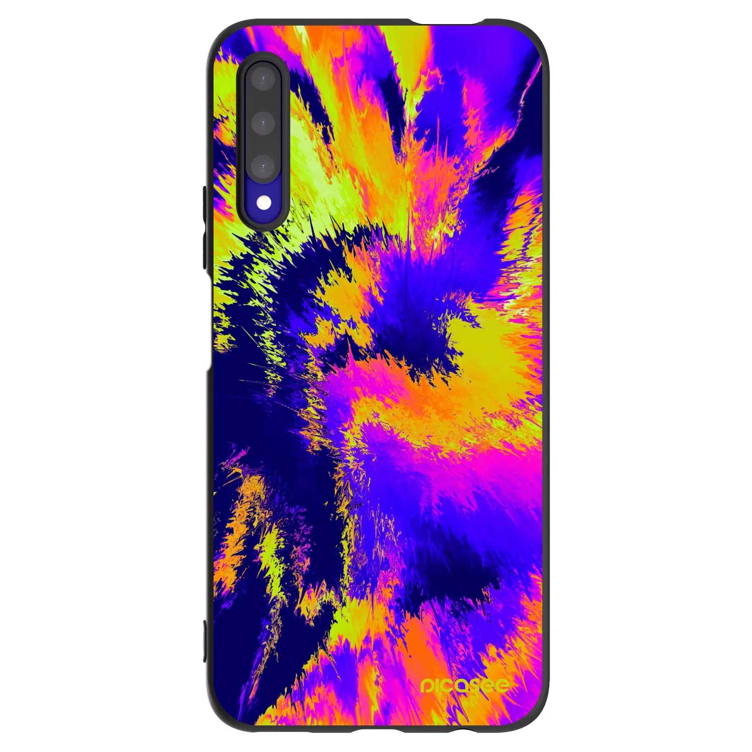 Picasee Μαύρη θήκη σιλικόνης για Honor 9X Pro - Burn