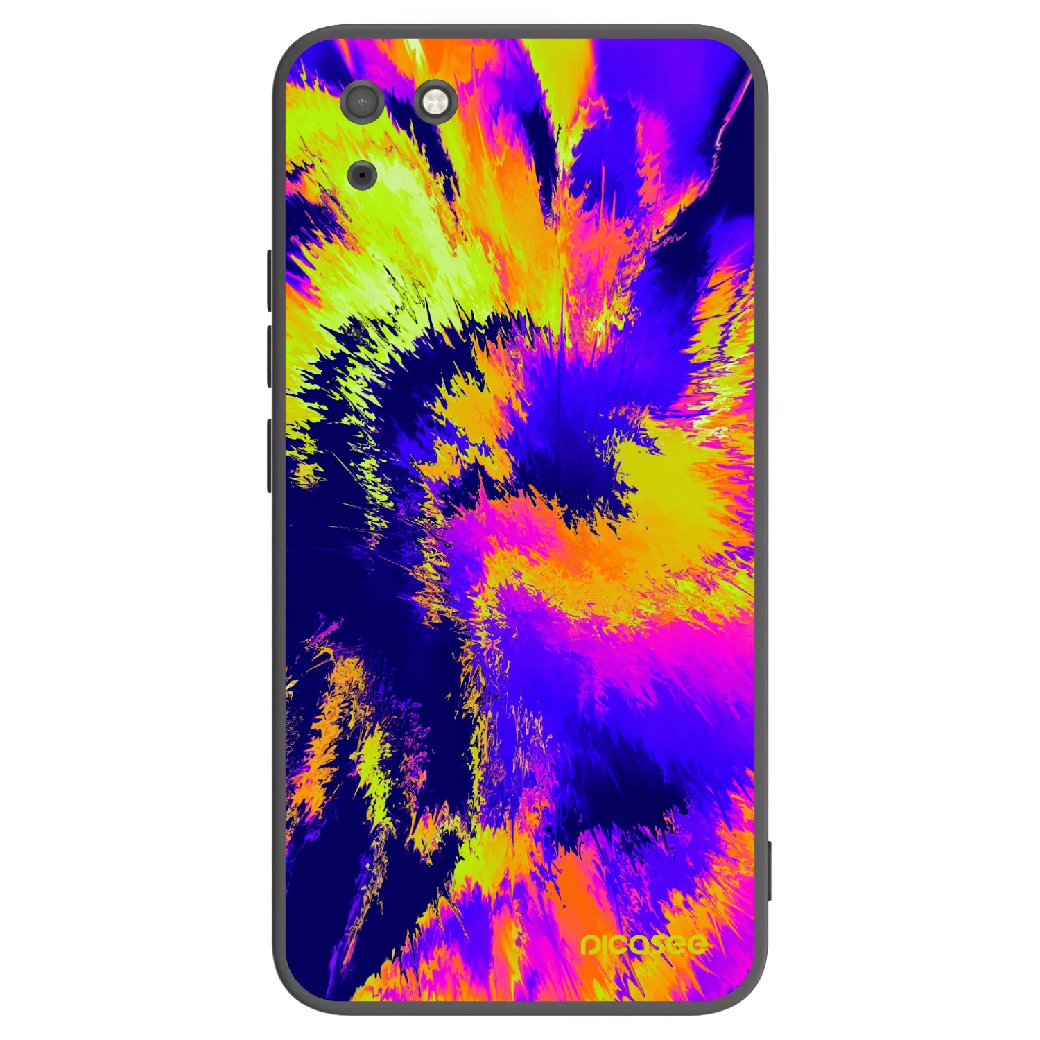 Picasee Μαύρη θήκη σιλικόνης για Huawei Y5P - Burn