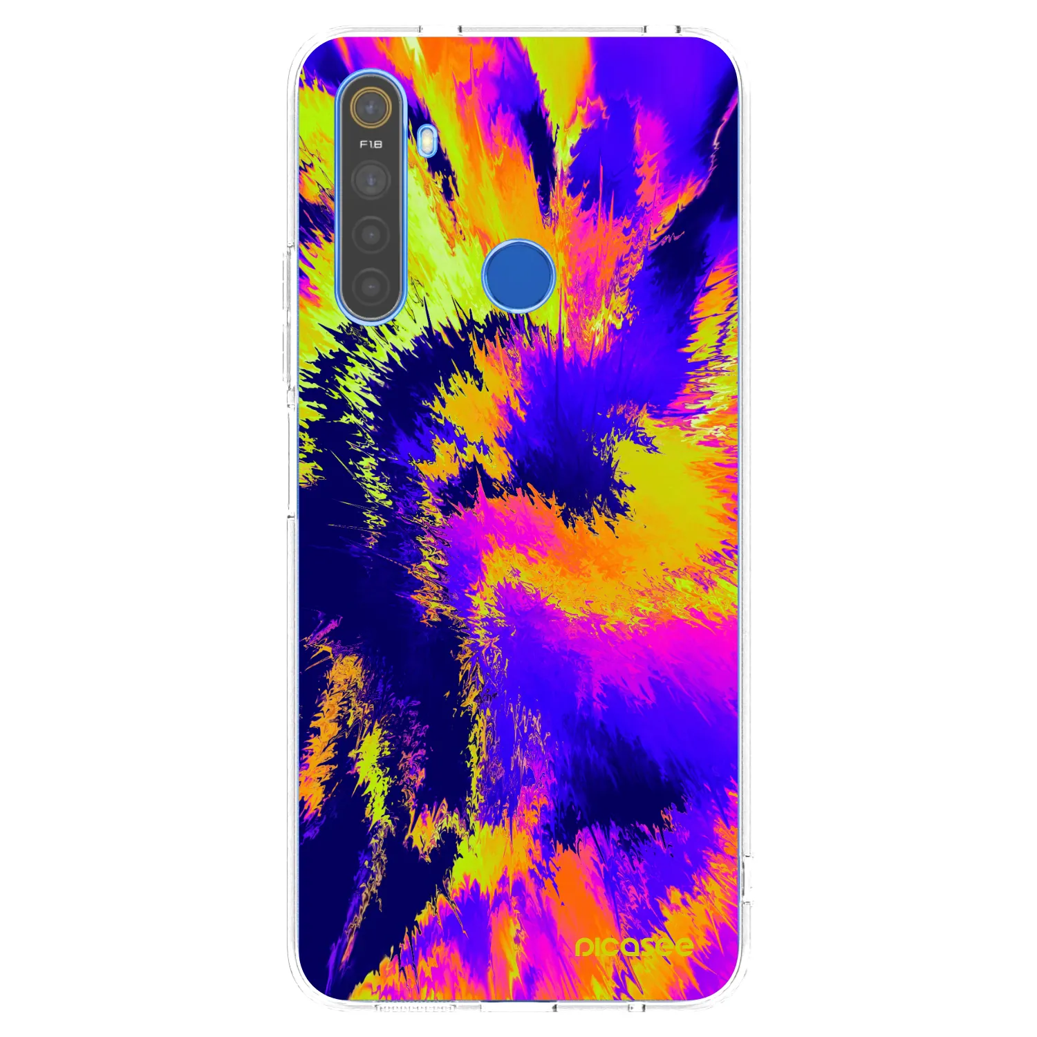 Picasee διαφανής θήκη σιλικόνης Realme 5 - Burn