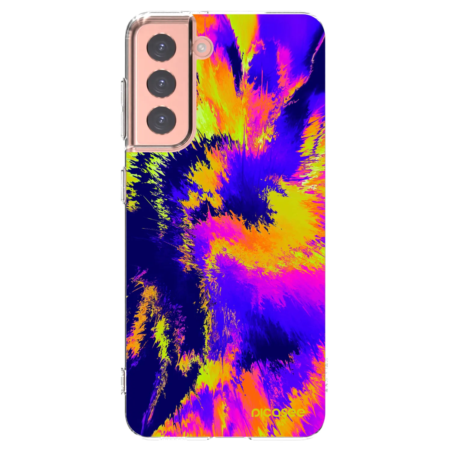 Picasee διαφανής θήκη σιλικόνης Samsung Galaxy S21 5G G991B - Burn