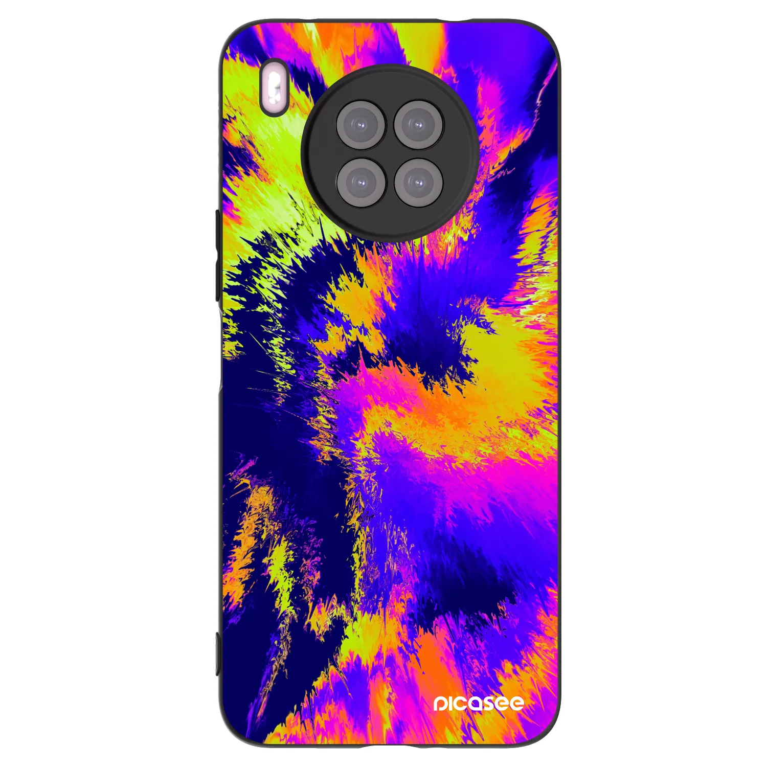 Picasee Μαύρη θήκη σιλικόνης για Huawei Nova 8i - Burn