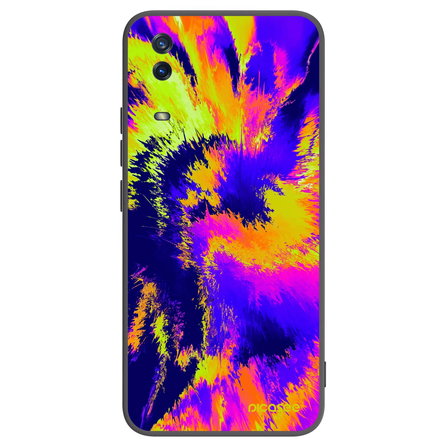 Picasee Μαύρη θήκη σιλικόνης για Vivo Y11s - Burn