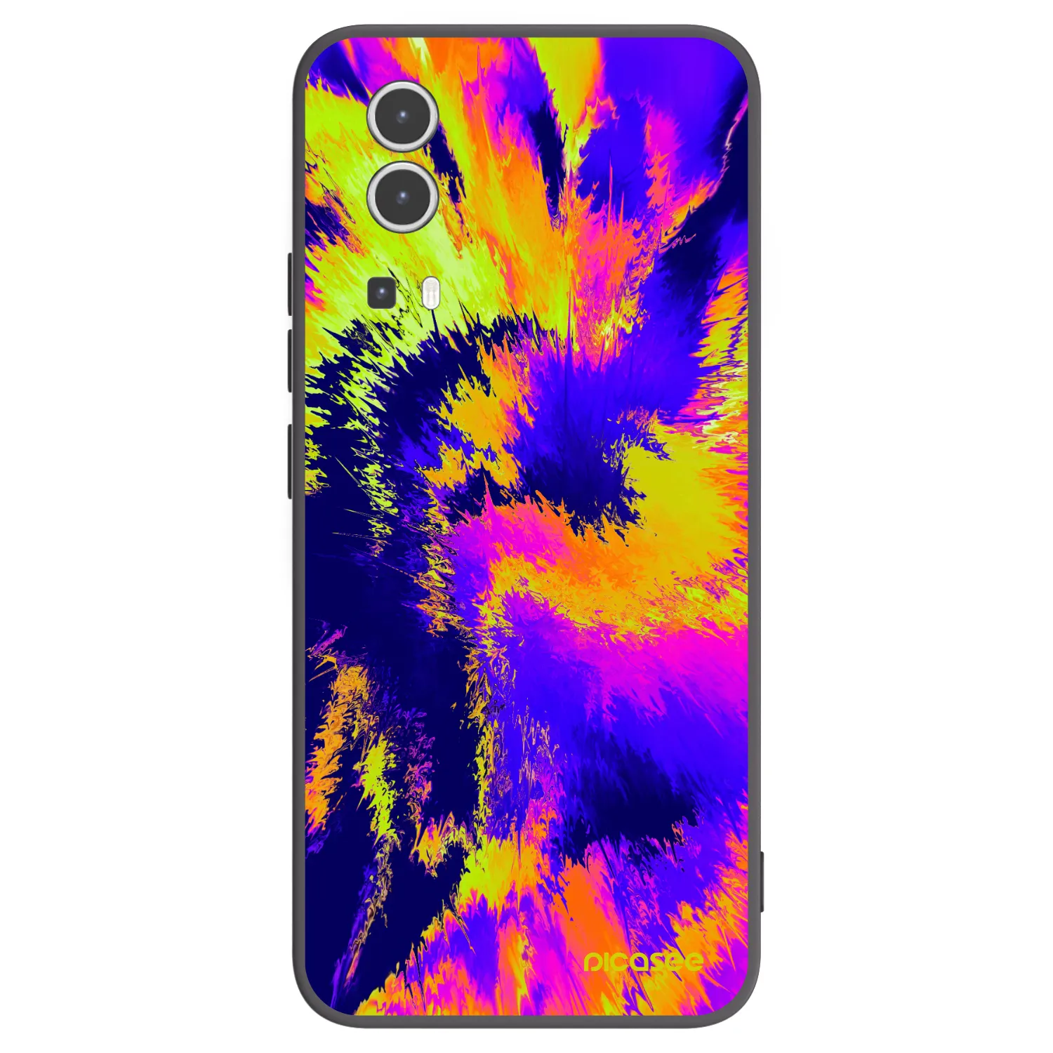 Picasee Μαύρη θήκη σιλικόνης για Vivo Y72 5G - Burn