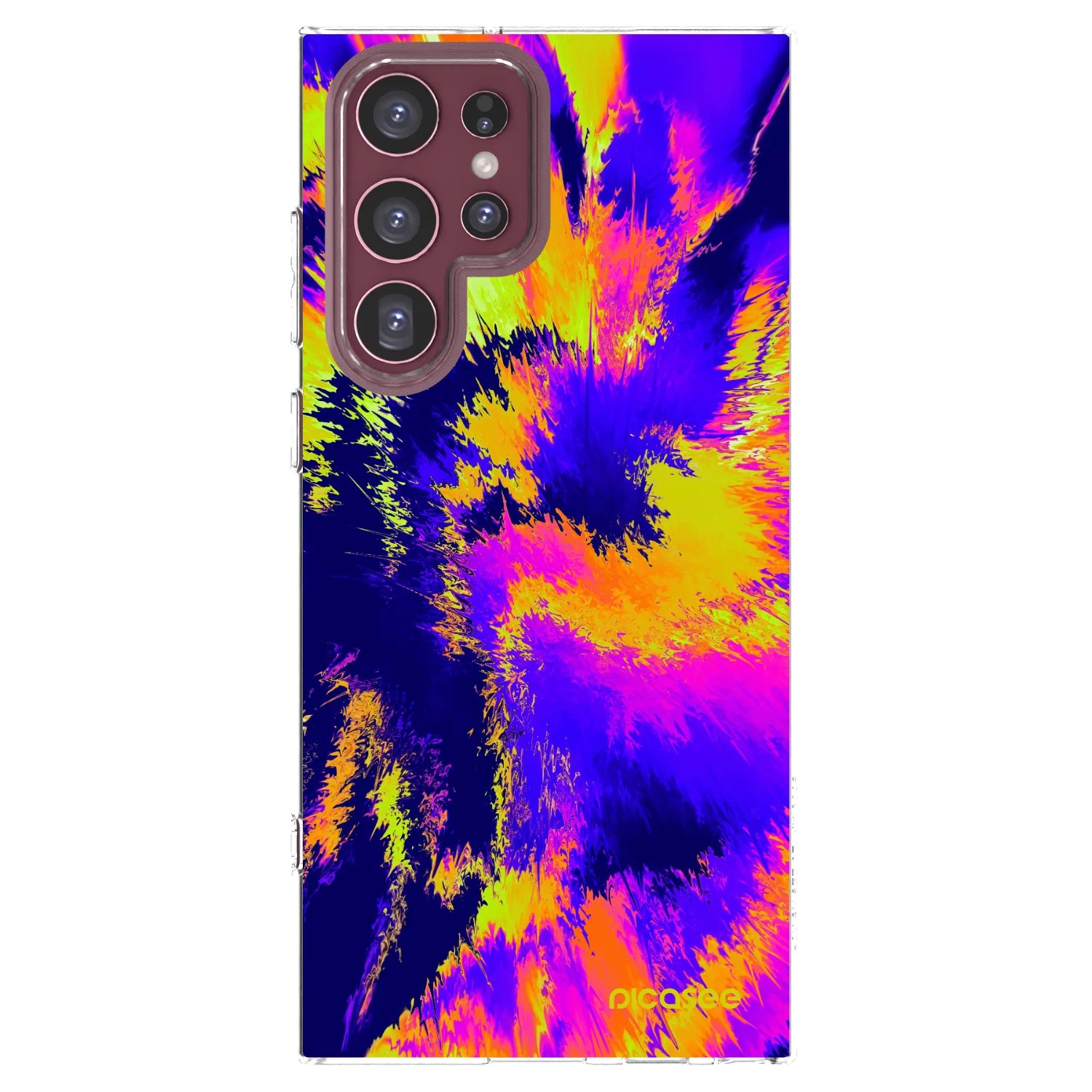 Picasee διαφανής θήκη σιλικόνης Samsung Galaxy S22 Ultra 5G - Burn