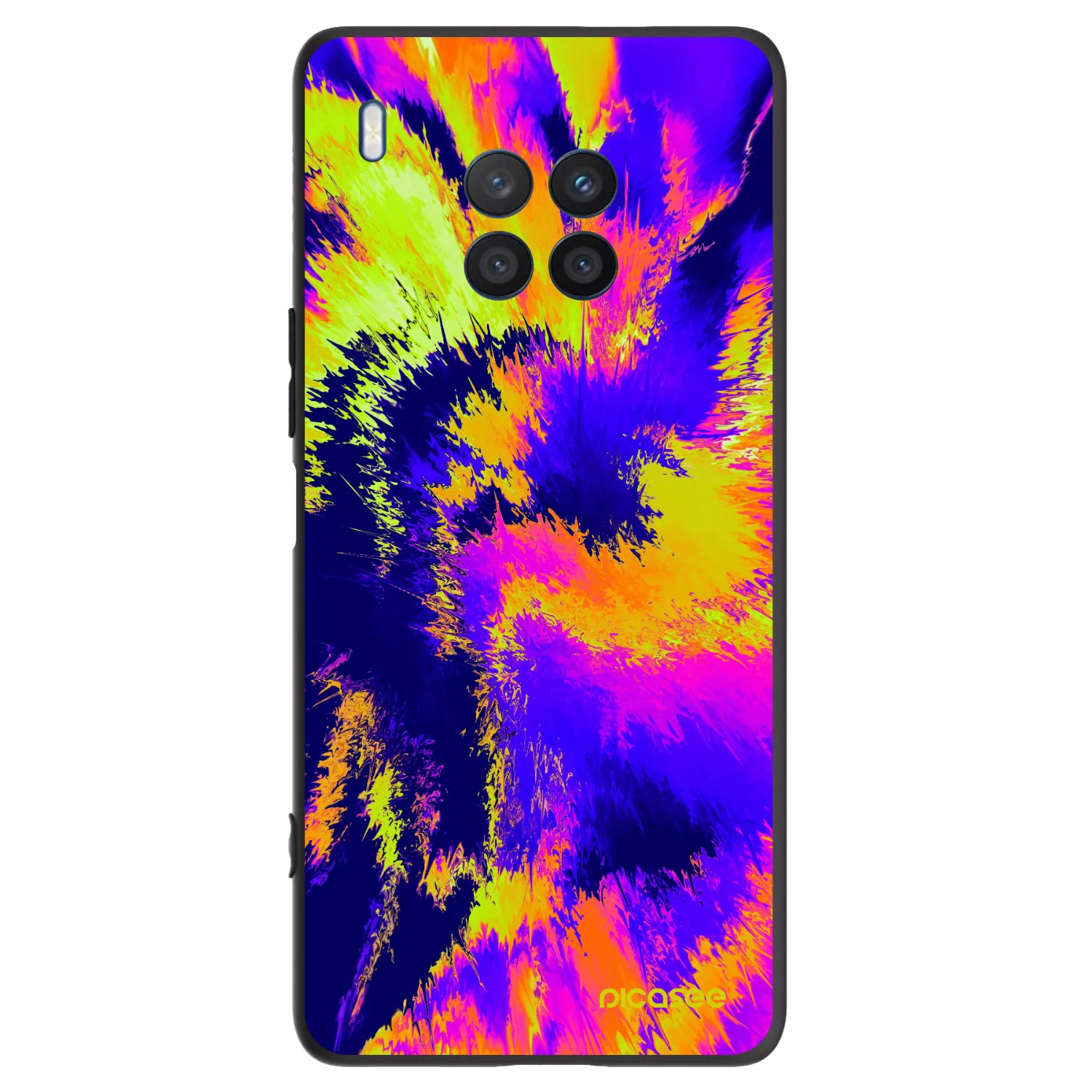 Picasee Μαύρη θήκη σιλικόνης για Honor 50 Lite - Burn