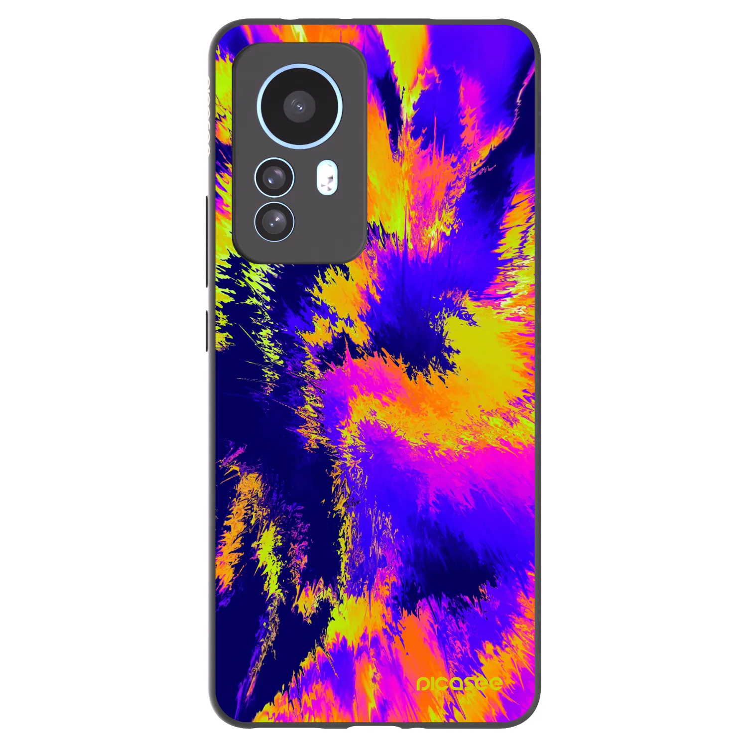 Picasee Μαύρη θήκη σιλικόνης για Xiaomi 12T - Burn