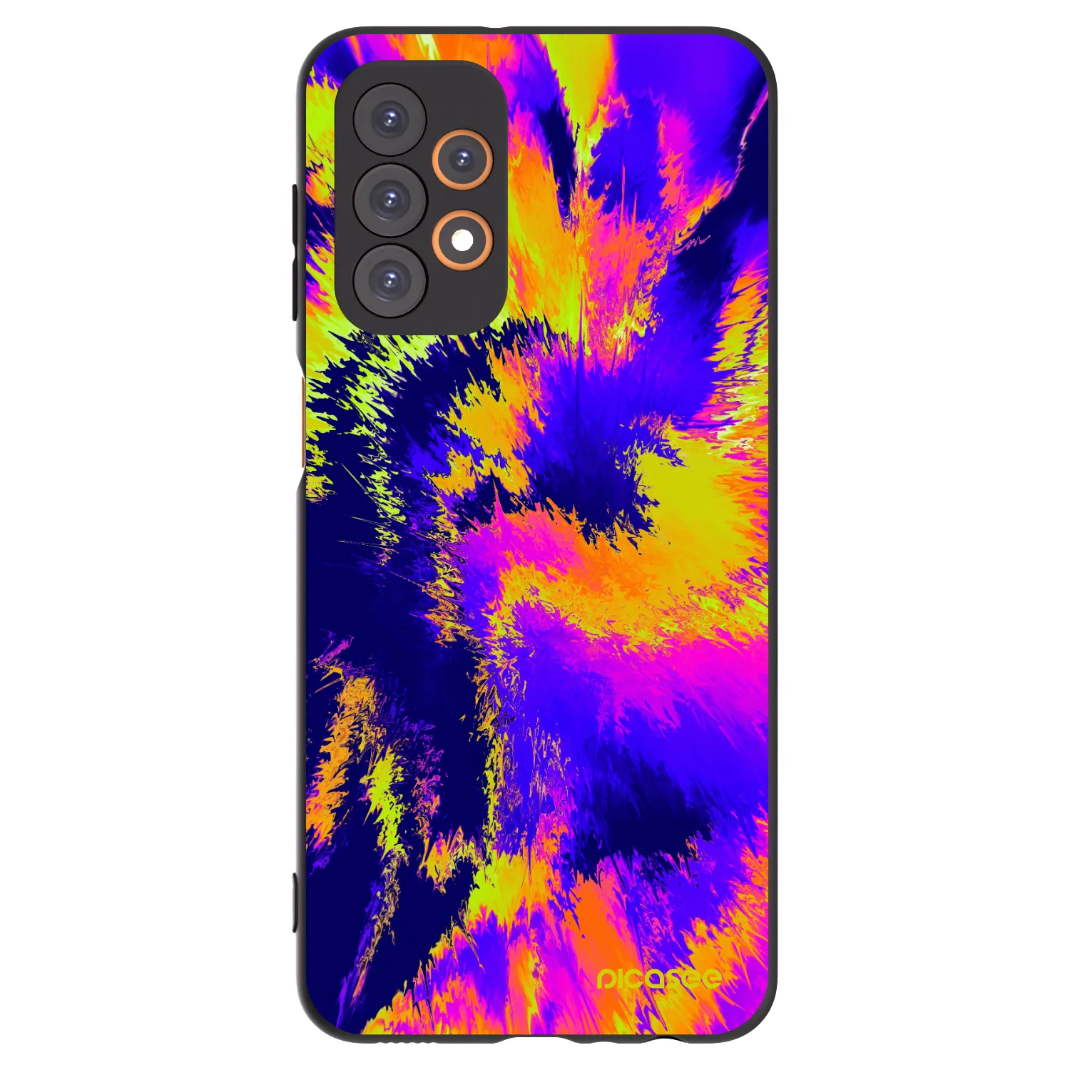 Picasee Μαύρη θήκη σιλικόνης για Samsung Galaxy A23 A235F 4G - Burn