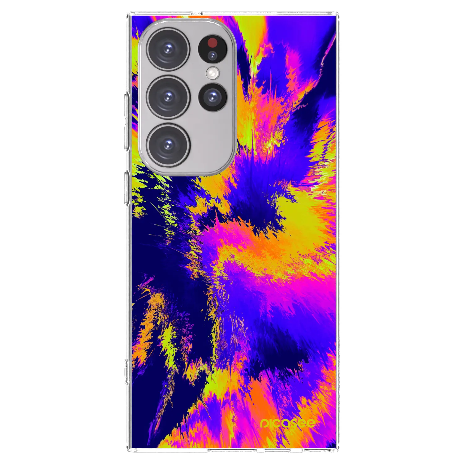 Picasee διαφανής θήκη σιλικόνης Samsung Galaxy S23 Ultra 5G - Burn