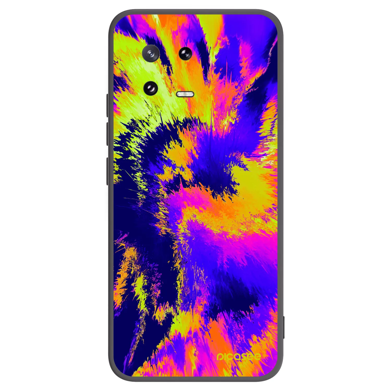 Picasee Μαύρη θήκη σιλικόνης για Xiaomi 13 Pro - Burn