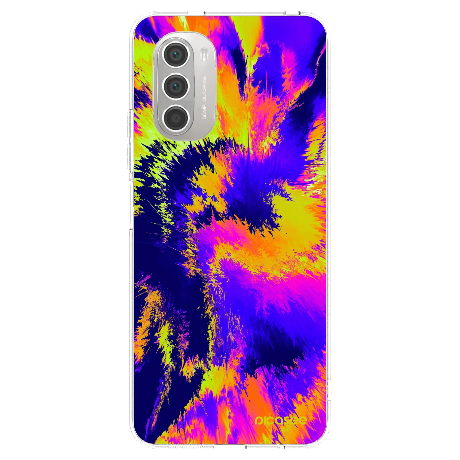 Picasee διαφανής θήκη σιλικόνης Motorola Moto G51 - Burn