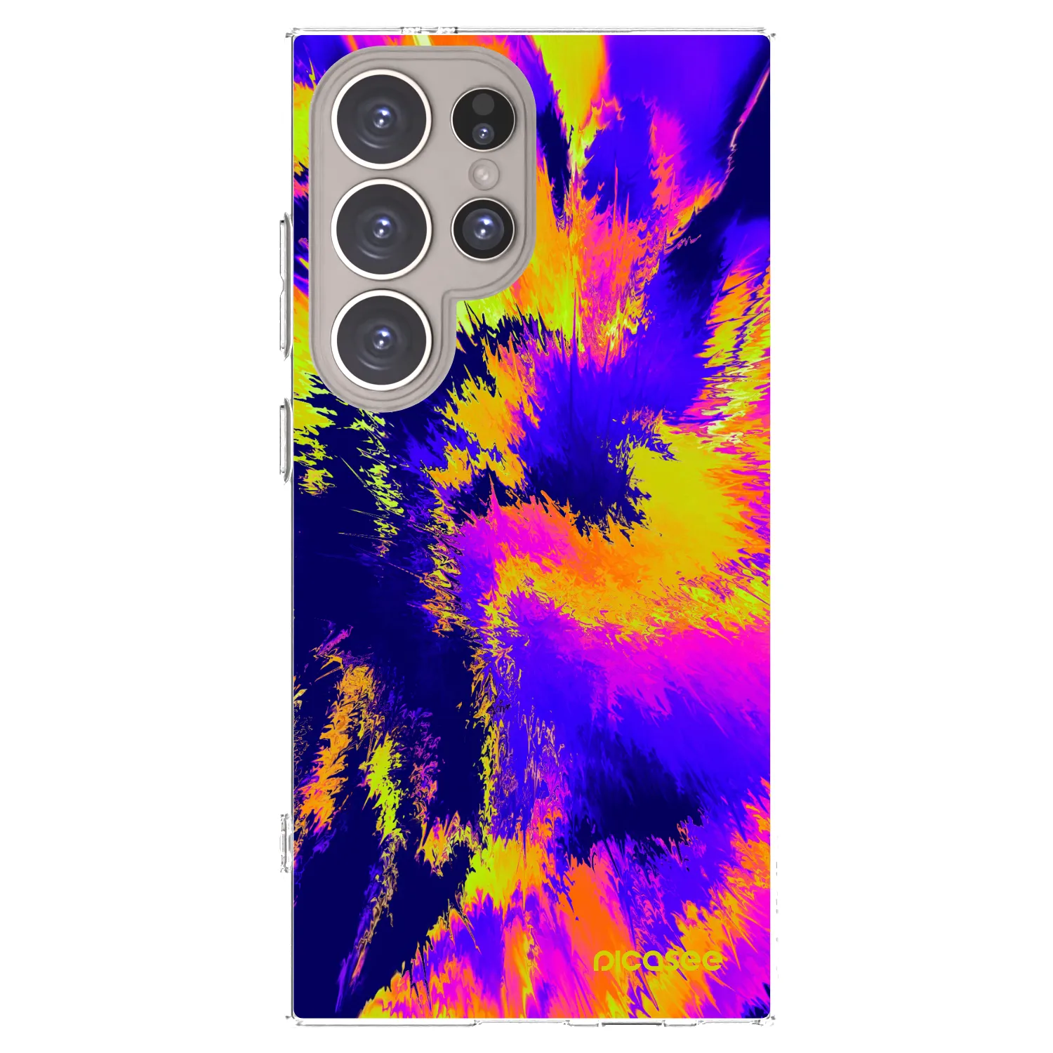 Picasee διαφανής θήκη σιλικόνης Samsung Galaxy S24 Ultra S928B 5G - Burn
