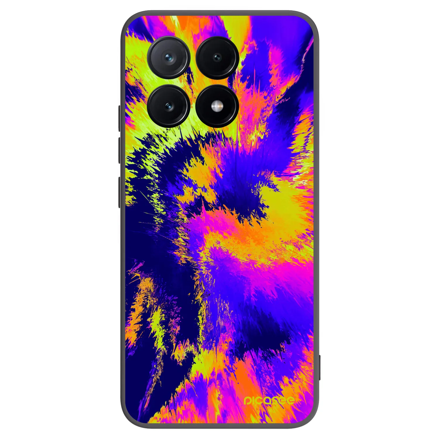 Picasee Μαύρη θήκη σιλικόνης για Xiaomi Poco X6 Pro - Burn