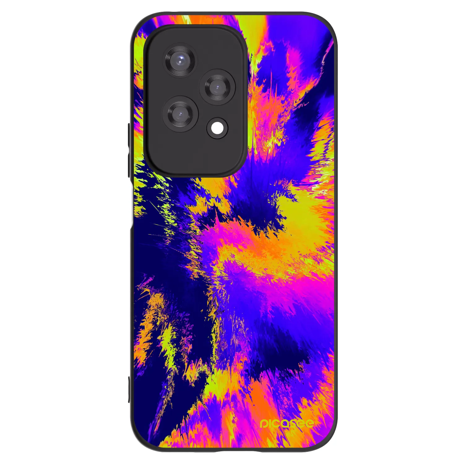 Picasee Μαύρη θήκη σιλικόνης για Honor 200 Lite - Burn