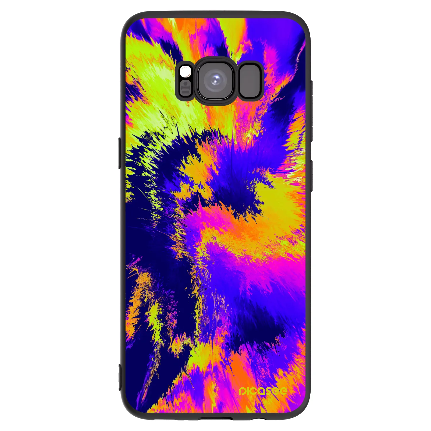 Picasee Μαύρη θήκη σιλικόνης για Samsung Galaxy S8 G950F - Burn