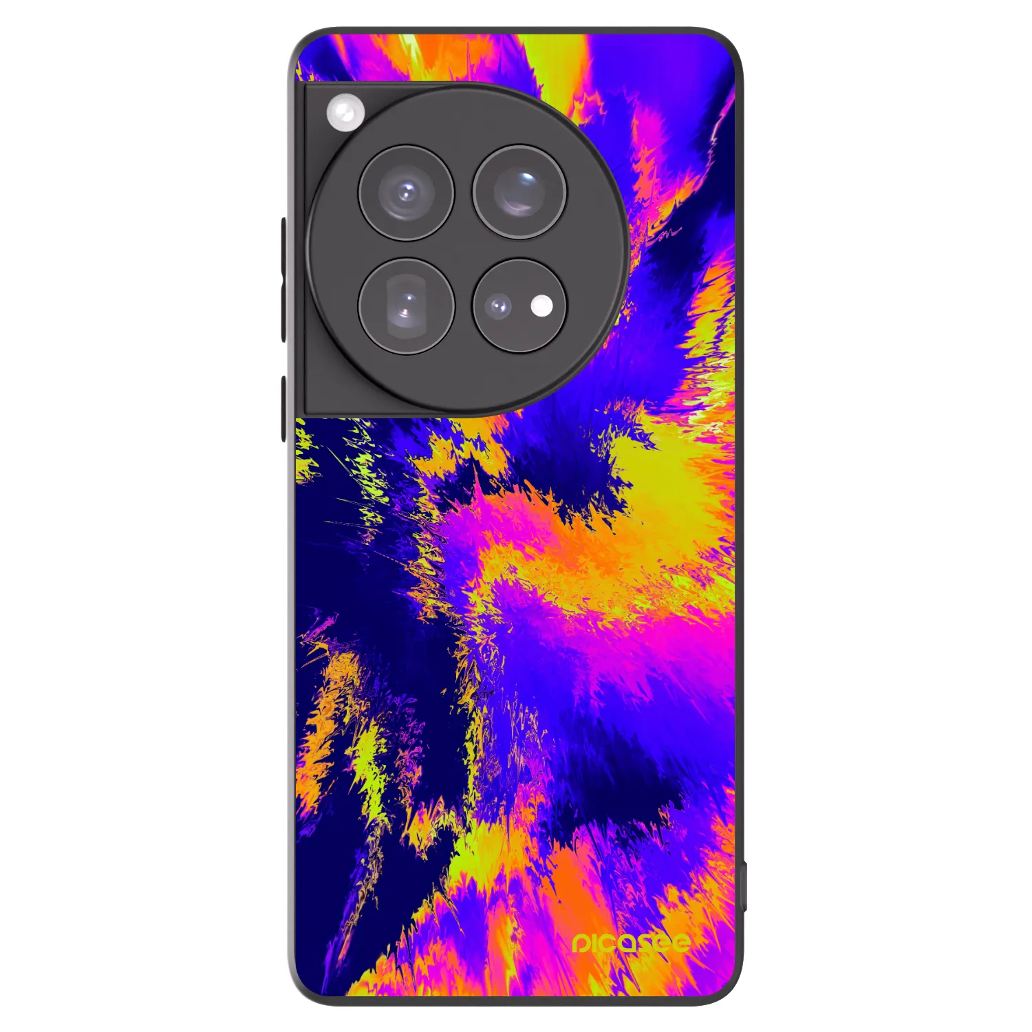 Picasee Μαύρη θήκη σιλικόνης για OnePlus 12 5G - Burn