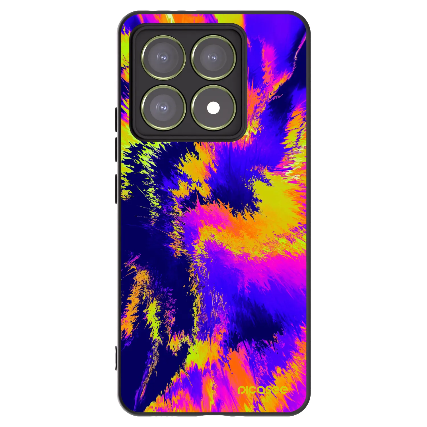 Picasee Μαύρη θήκη σιλικόνης για Xiaomi 14T - Burn