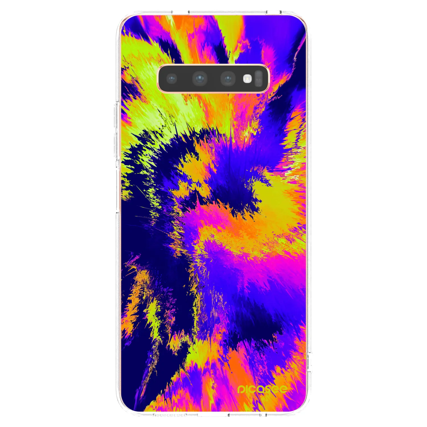 Picasee διαφανής θήκη σιλικόνης Samsung Galaxy S10 Plus G975 - Burn