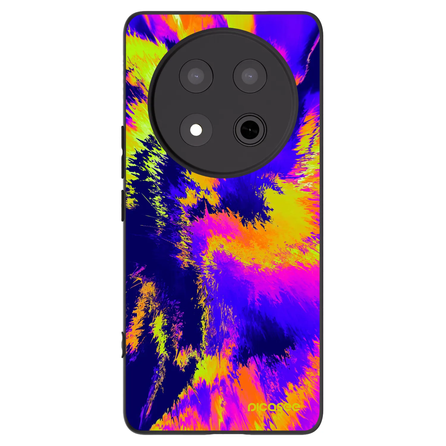 Picasee Μαύρη θήκη σιλικόνης για Honor Magic7 Lite 5G - Burn