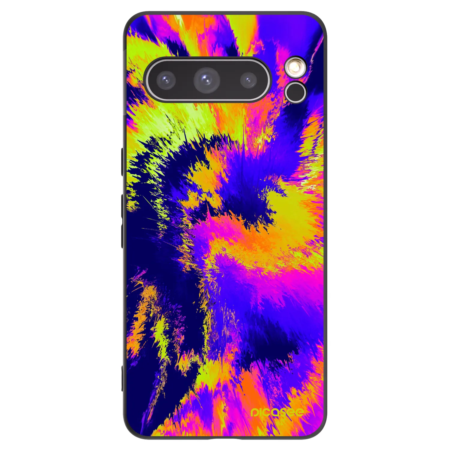 Picasee Μαύρη θήκη σιλικόνης για Google Pixel 8 Pro - Burn