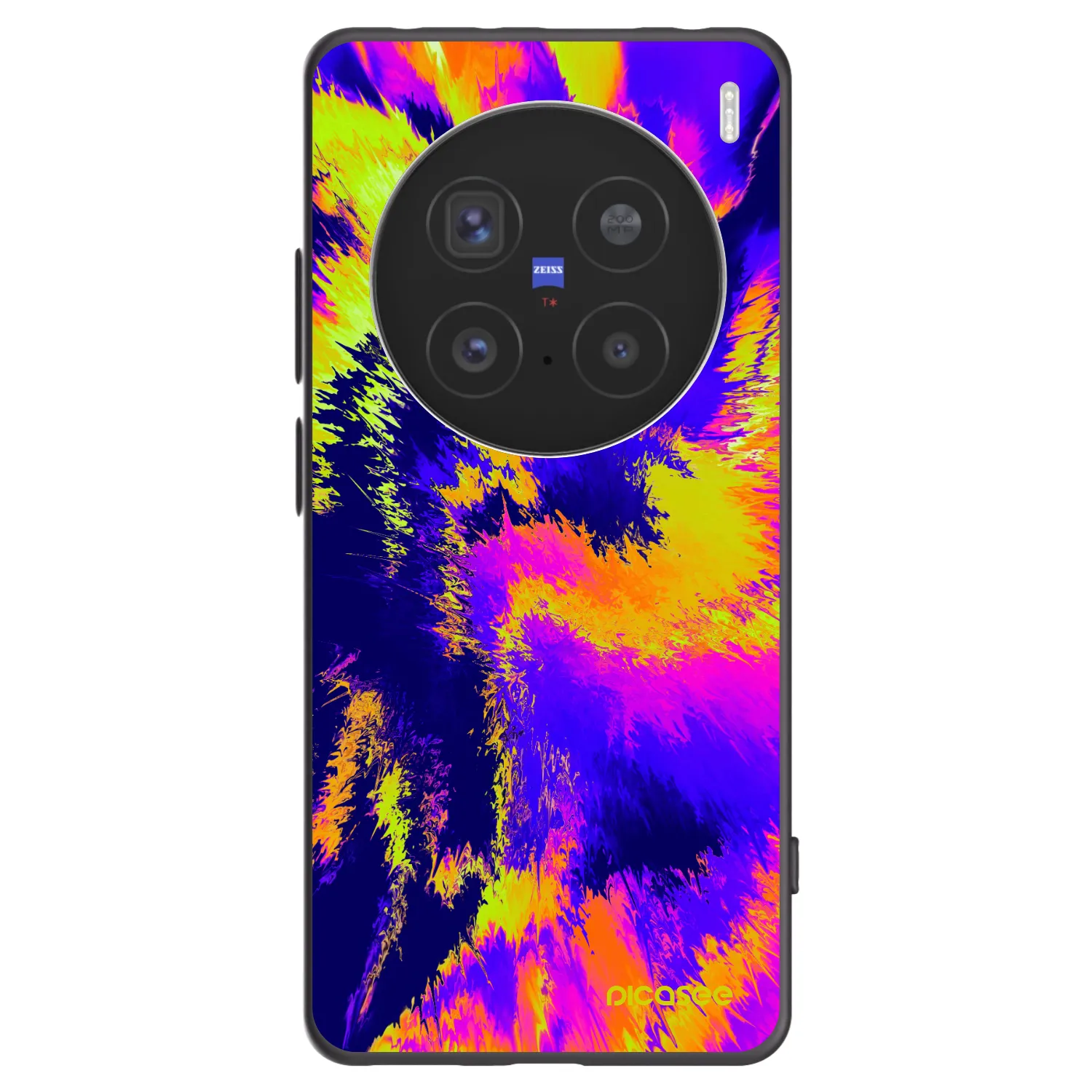 Picasee Μαύρη θήκη σιλικόνης για Vivo X200 Pro - Burn