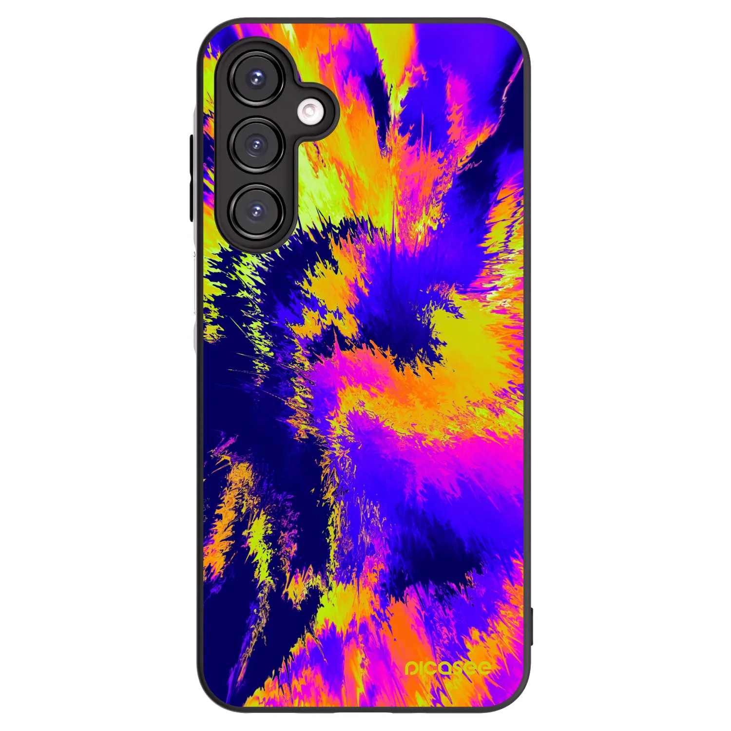 Picasee Μαύρη θήκη σιλικόνης για Samsung Galaxy A16 4G - Burn