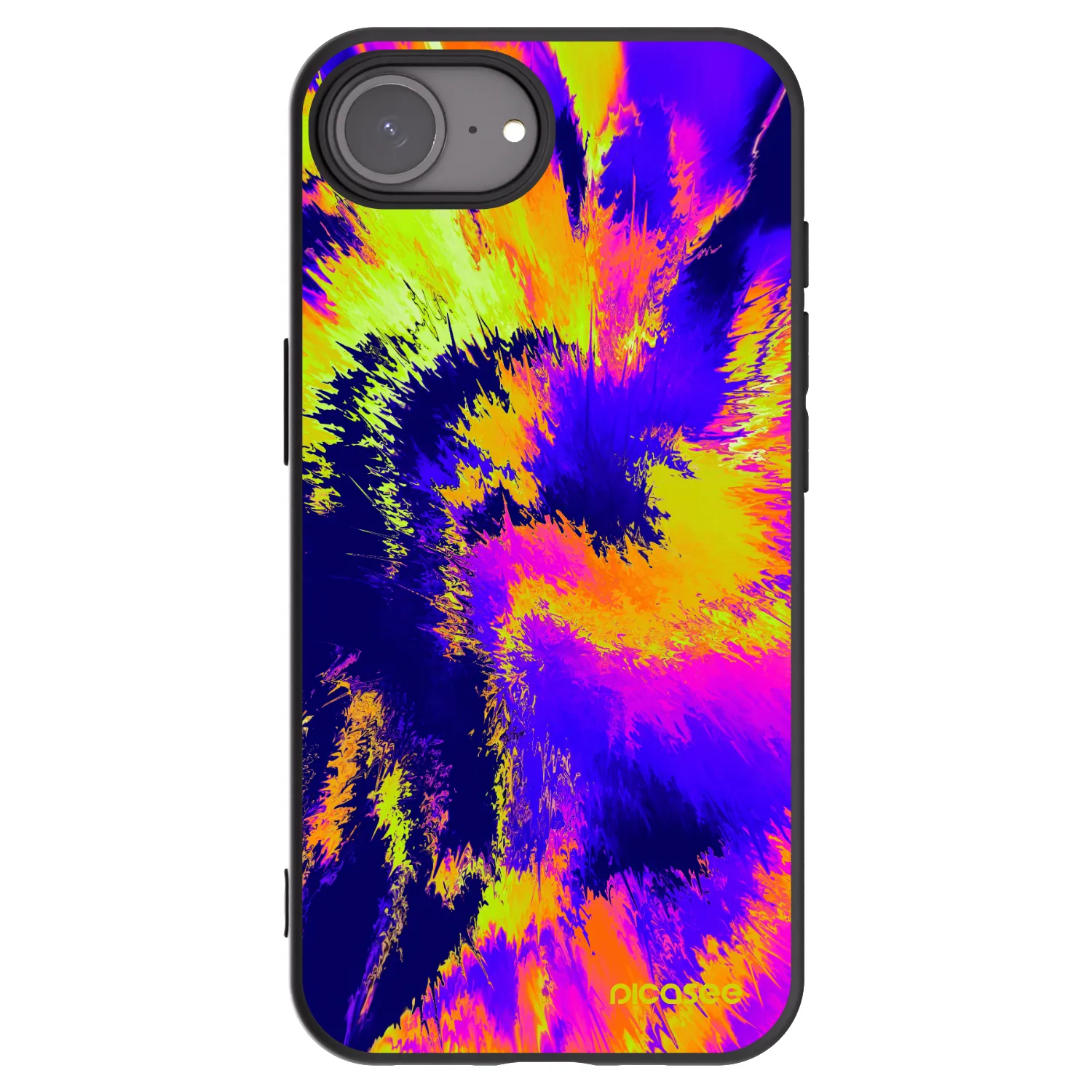 Picasee Μαύρη θήκη σιλικόνης για Apple iPhone 17e - Burn