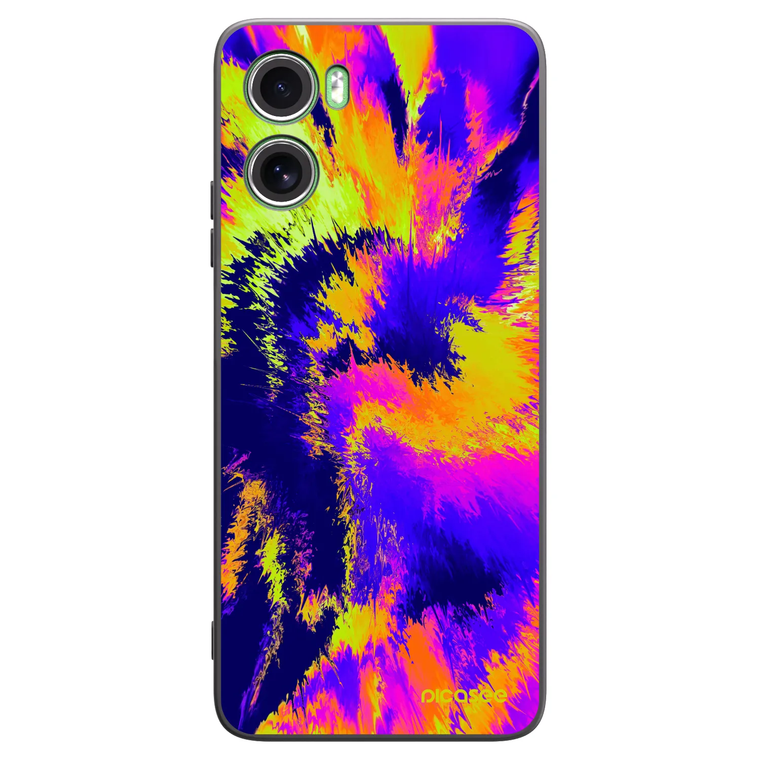 Picasee Μαύρη θήκη σιλικόνης για Motorola Moto G06 - Burn