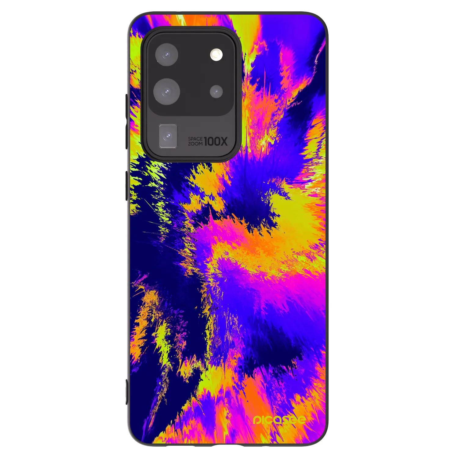 Picasee Μαύρη θήκη σιλικόνης για Samsung Galaxy S20 Ultra 5G G988F - Burn