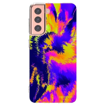 Picasee διαφανής θήκη σιλικόνης Samsung Galaxy S21 5G G991B - Burn