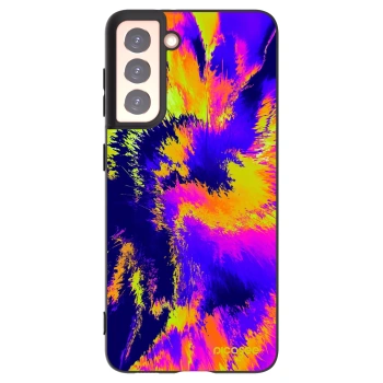Picasee Μαύρη θήκη σιλικόνης για Samsung Galaxy S21 5G G991B - Burn