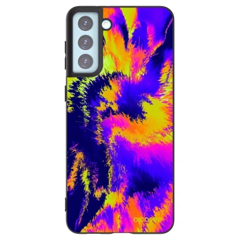 Picasee Μαύρη θήκη σιλικόνης για Samsung Galaxy S21+ 5G G996F - Burn
