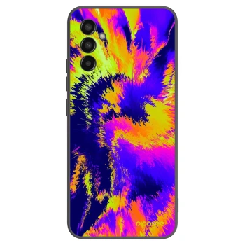 Picasee Μαύρη θήκη σιλικόνης για Samsung Galaxy M13 M135F - Burn