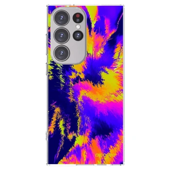 Picasee διαφανής θήκη σιλικόνης Samsung Galaxy S23 Ultra 5G - Burn