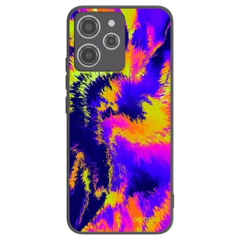 Picasee Μαύρη θήκη σιλικόνης για Xiaomi Redmi 12 4G - Burn