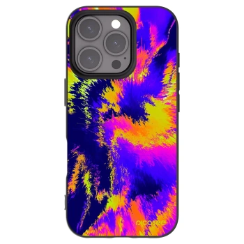 Picasee Μαύρη θήκη σιλικόνης για Apple iPhone 16 Pro - Burn