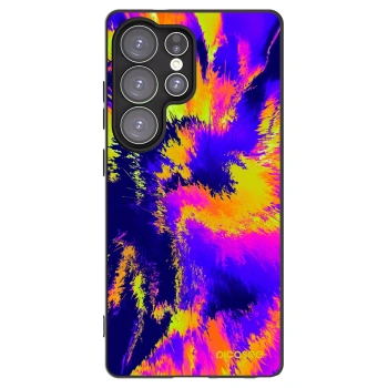 Picasee Μαύρη θήκη σιλικόνης για Samsung Galaxy S25 Ultra 5G - Burn