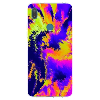 Picasee διαφανής θήκη σιλικόνης Huawei Y7 2019 - Burn