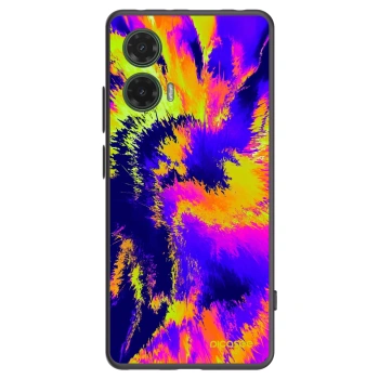 Picasee Μαύρη θήκη σιλικόνης για Motorola Moto G35 5G - Burn