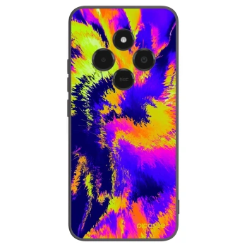 Picasee Μαύρη θήκη σιλικόνης για Xiaomi Poco C75 - Burn