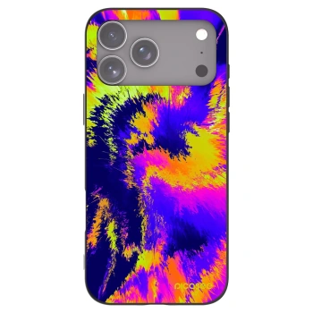 Picasee Μαύρη θήκη σιλικόνης για Apple iPhone 17 Pro Max - Burn