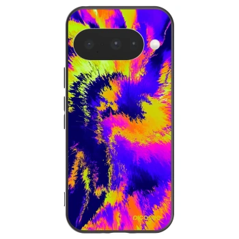 Picasee Μαύρη θήκη σιλικόνης για Google Pixel 10 - Burn